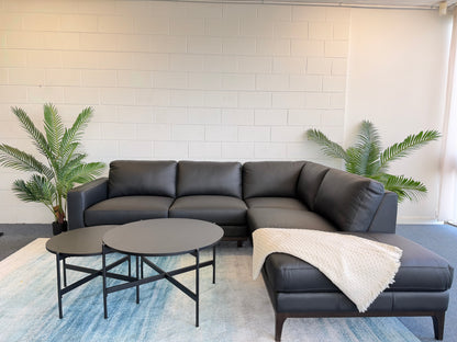 ELISE Leather Corner Sofa