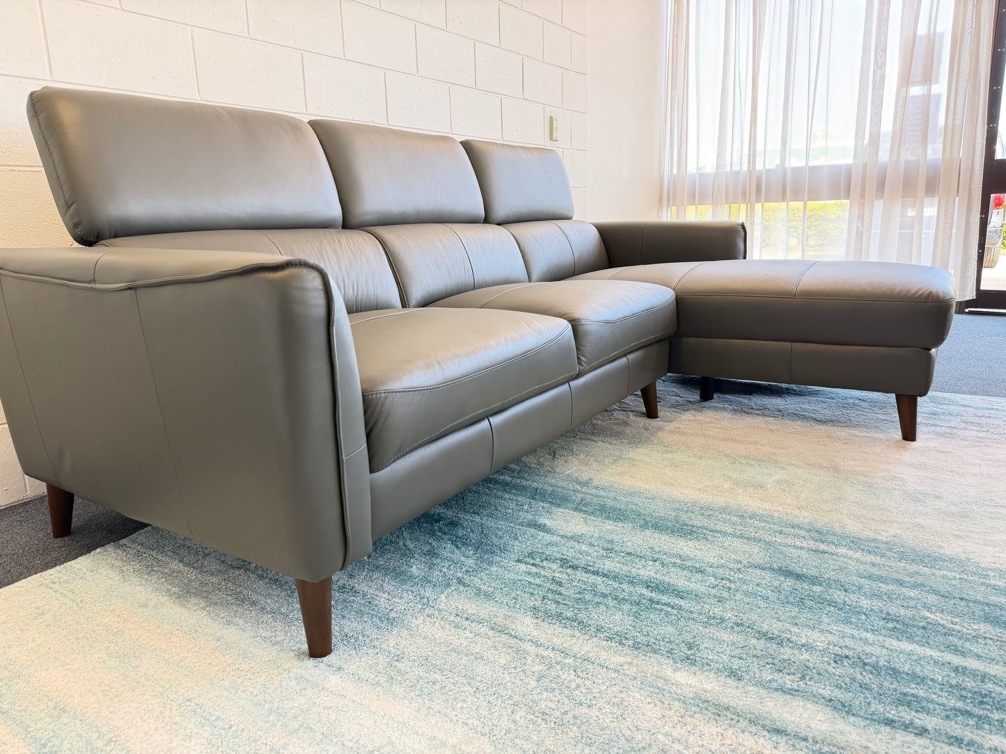 MODENA Leather Corner Sofa