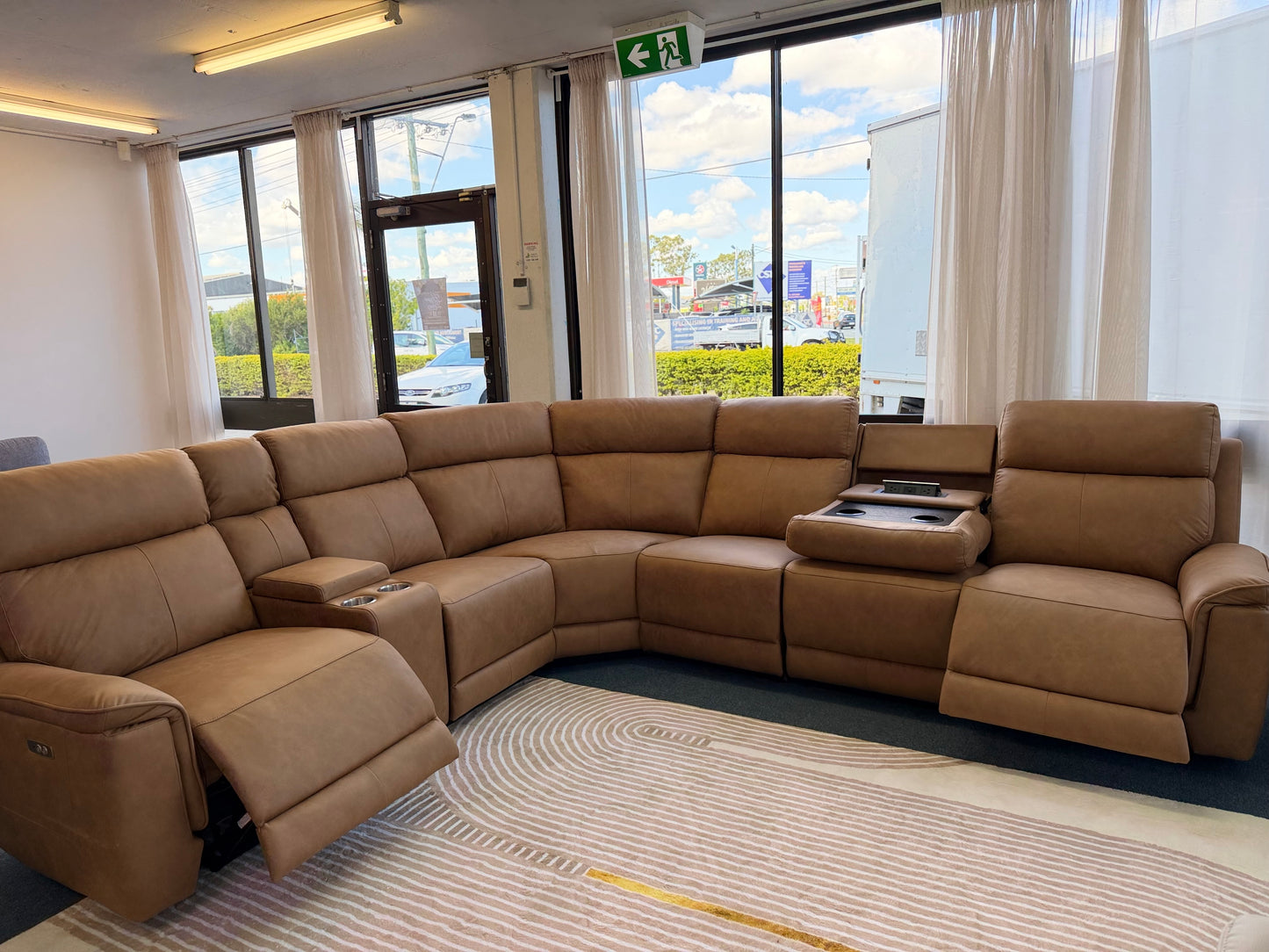 HIWA 6 Seater Corner Suite