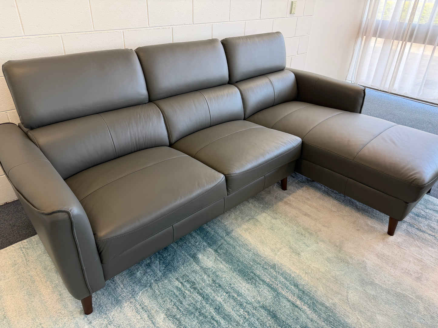 MODENA Leather Corner Sofa
