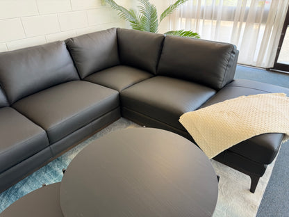 ELISE Leather Corner Sofa