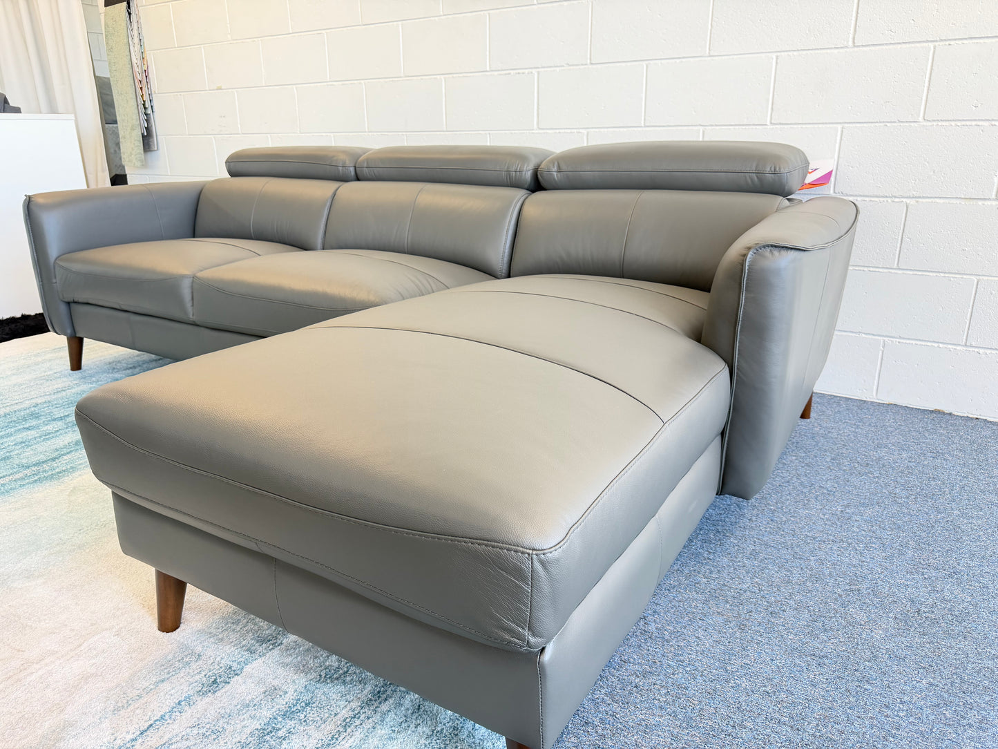 MODENA Leather Corner Sofa