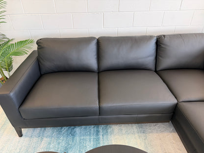 ELISE Leather Corner Sofa
