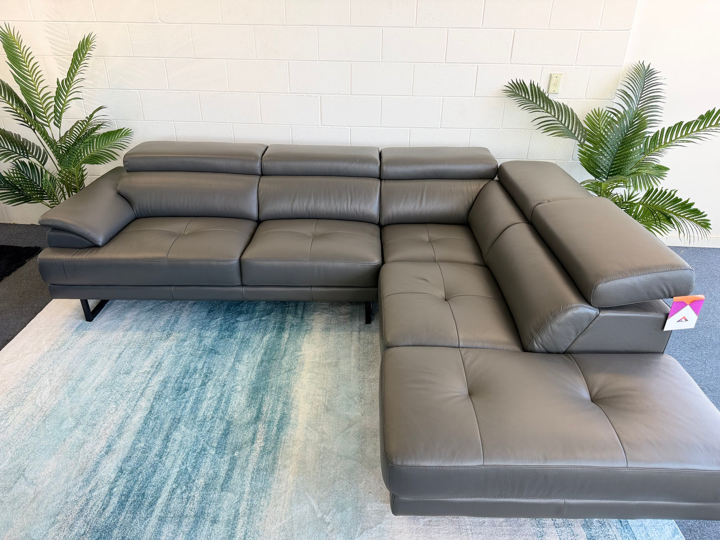 CHANDLER Leather Corner Sofa