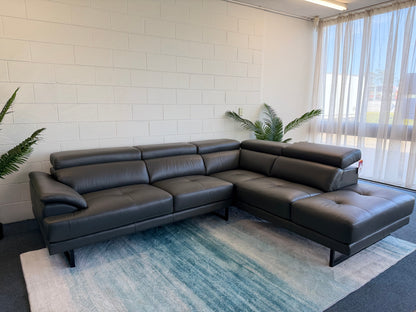 CHANDLER Leather Corner Sofa