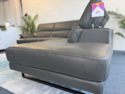 CHANDLER Leather Corner Sofa