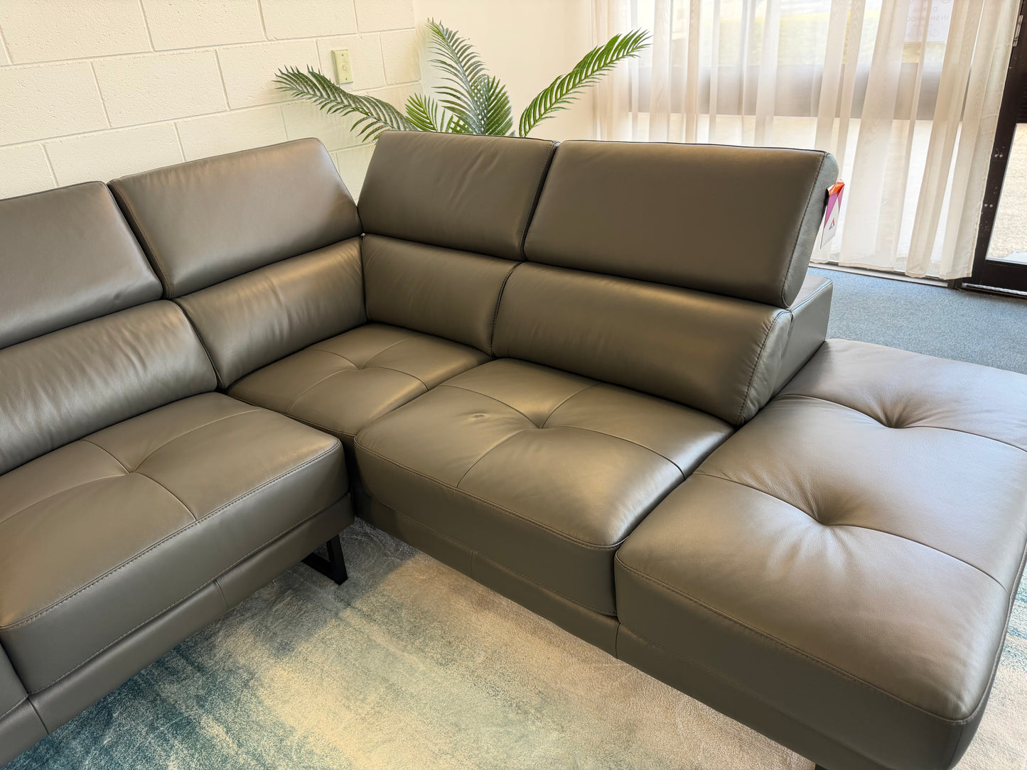 CHANDLER Leather Corner Sofa