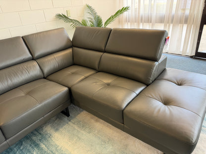 CHANDLER Leather Corner Sofa