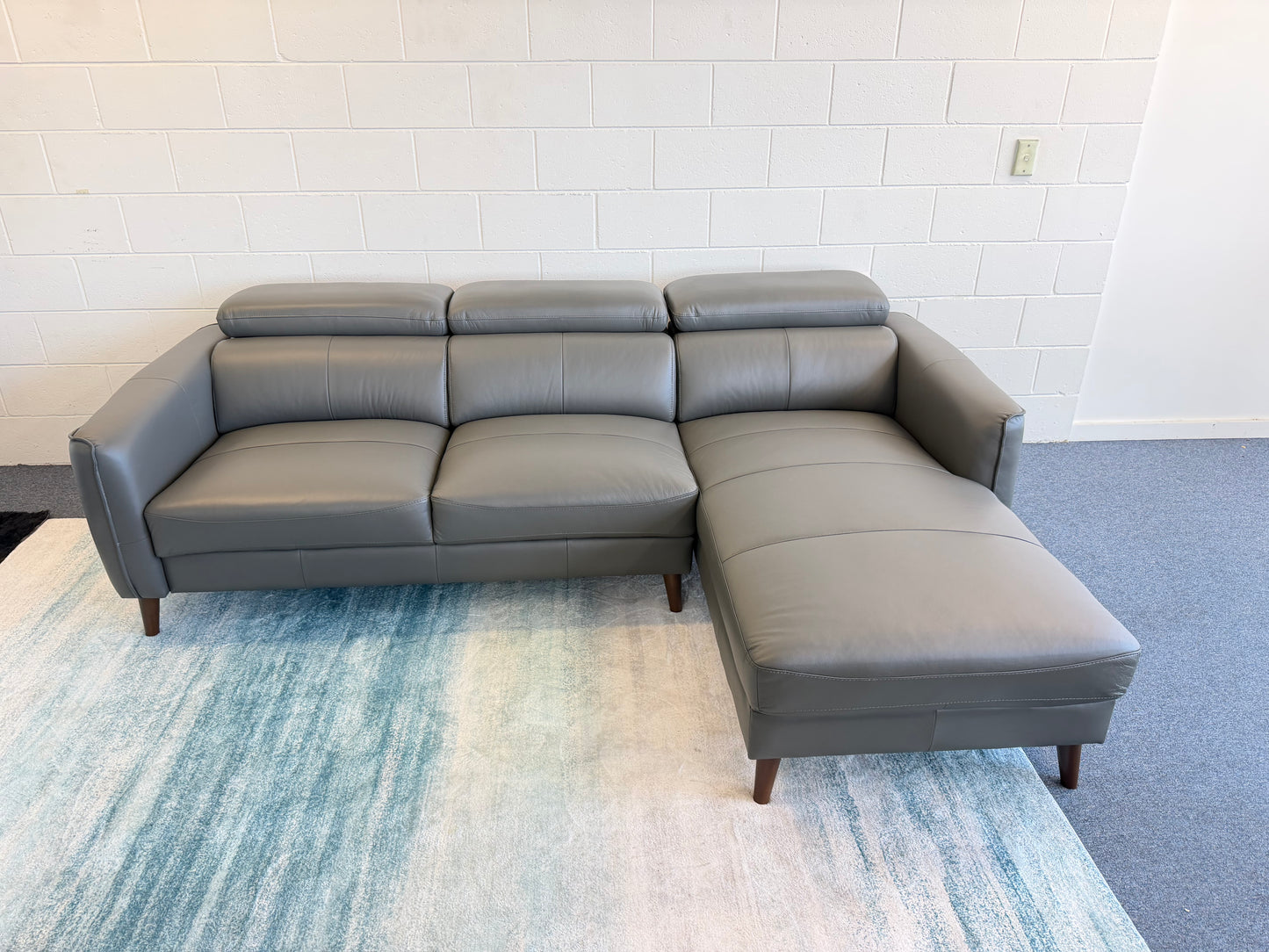 MODENA Leather Corner Sofa