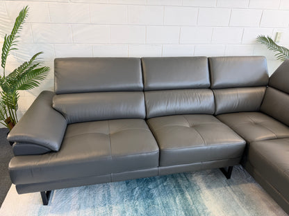 CHANDLER Leather Corner Sofa