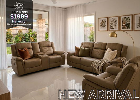 HENNESSY Manual Recliner Suite