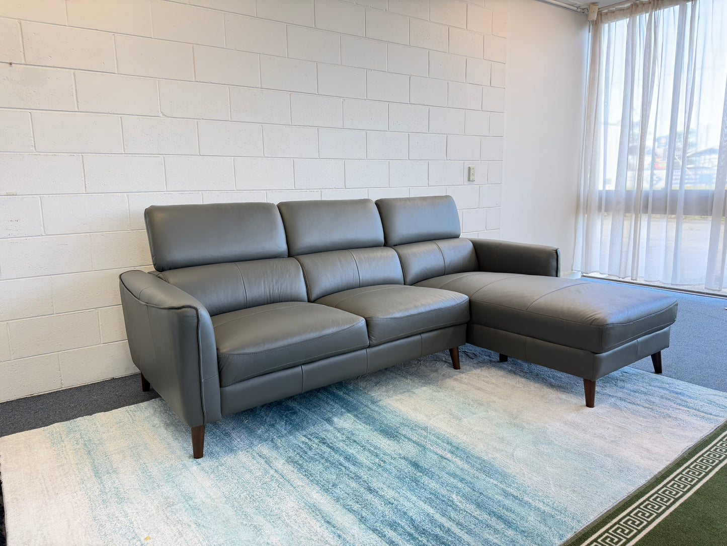 MODENA Leather Corner Sofa