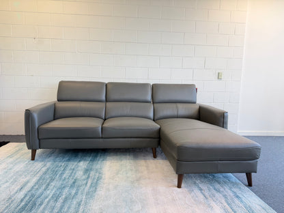 MODENA Leather Corner Sofa