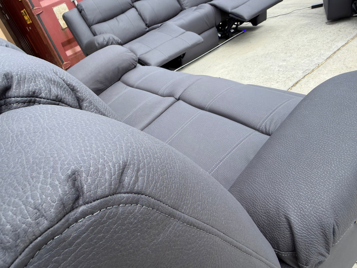 HARLEY 6 Seater Electric Recliner Suite