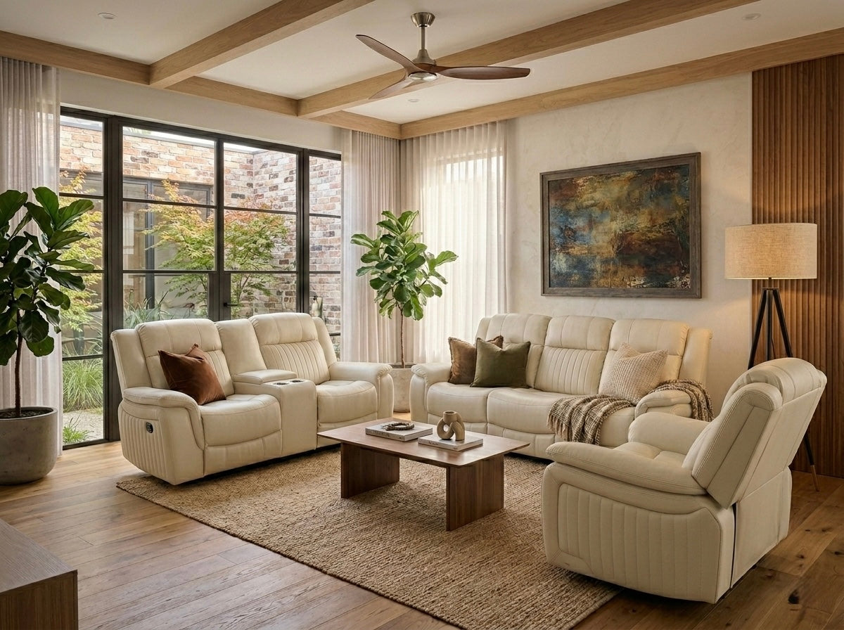HENNESSY Manual Recliner Suite