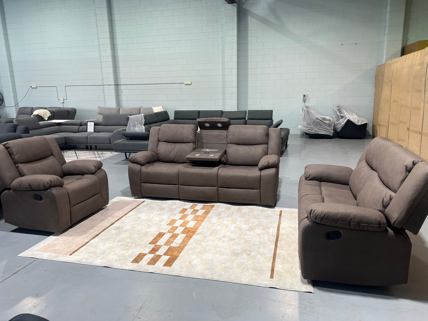 JASON 3+1+1 Manual Recliner Set