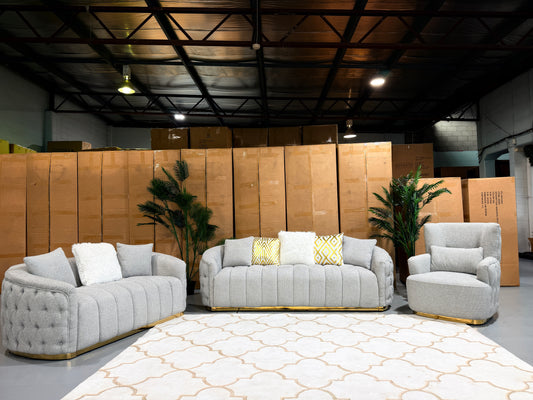 NORA 6 seater fabric lounge set
