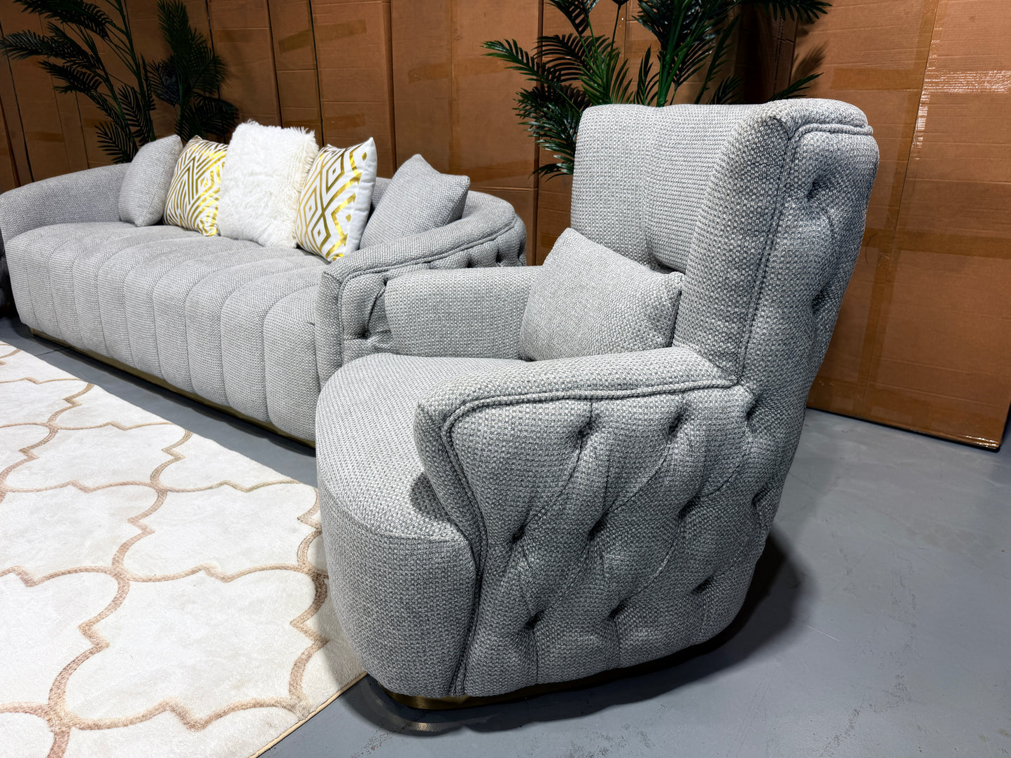 NORA 6 Seater Fabric Set