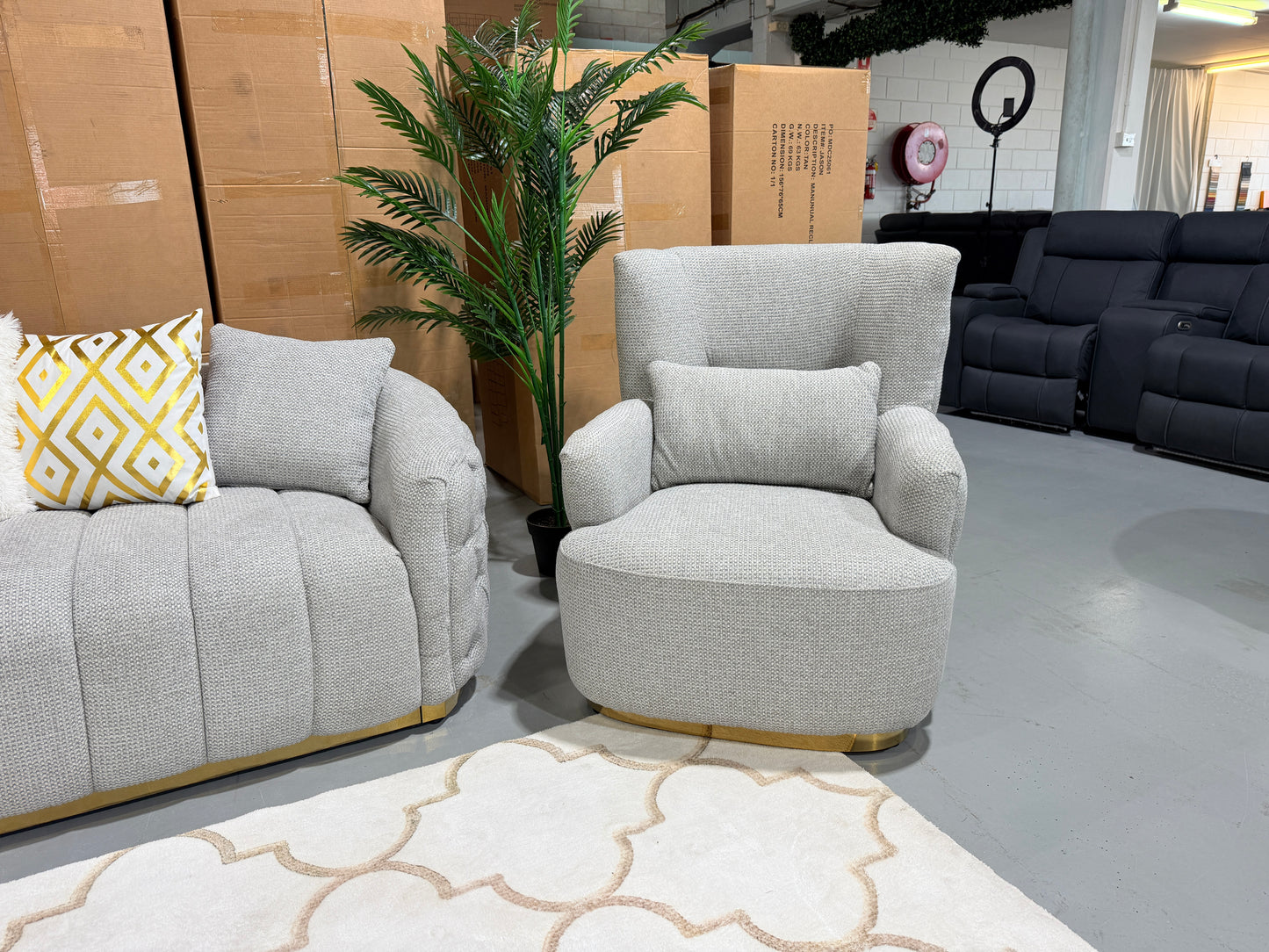 NORA 6 Seater Fabric Set
