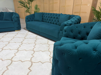 SYDNEY 6 Seater Velvet Set