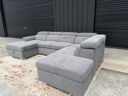 DOMINION 'U' Sofa Bed Suite with Storage