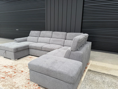 DOMINION 'U' Sofa Bed Suite with Storage