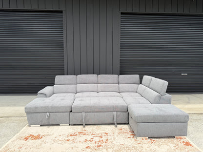 DOMINION 'U' Sofa Bed Suite with Storage