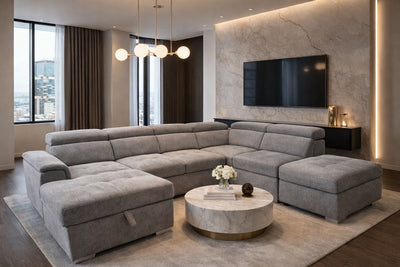 DOMINION 'U' Sofa Bed Suite with Storage