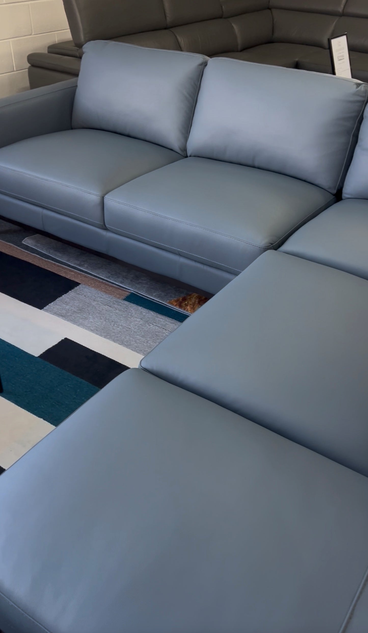 ELISE Leather Corner Sofa