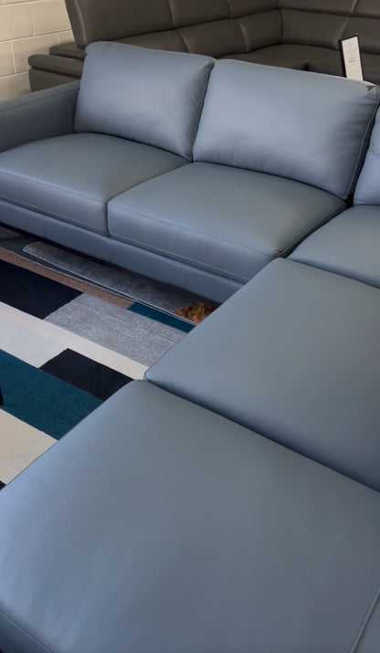 ELISE Leather Corner Sofa