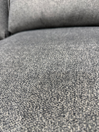 BRIGHTON dark grey fabric lounge, seat and cushion detail