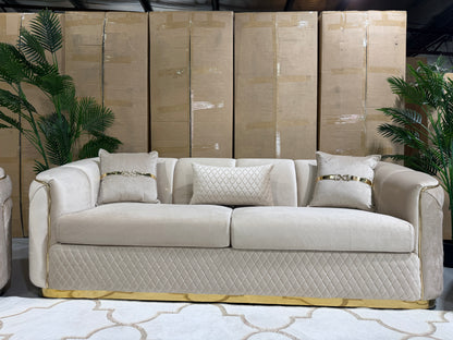DIVINE 6 seater velvet lounge suite, view 7