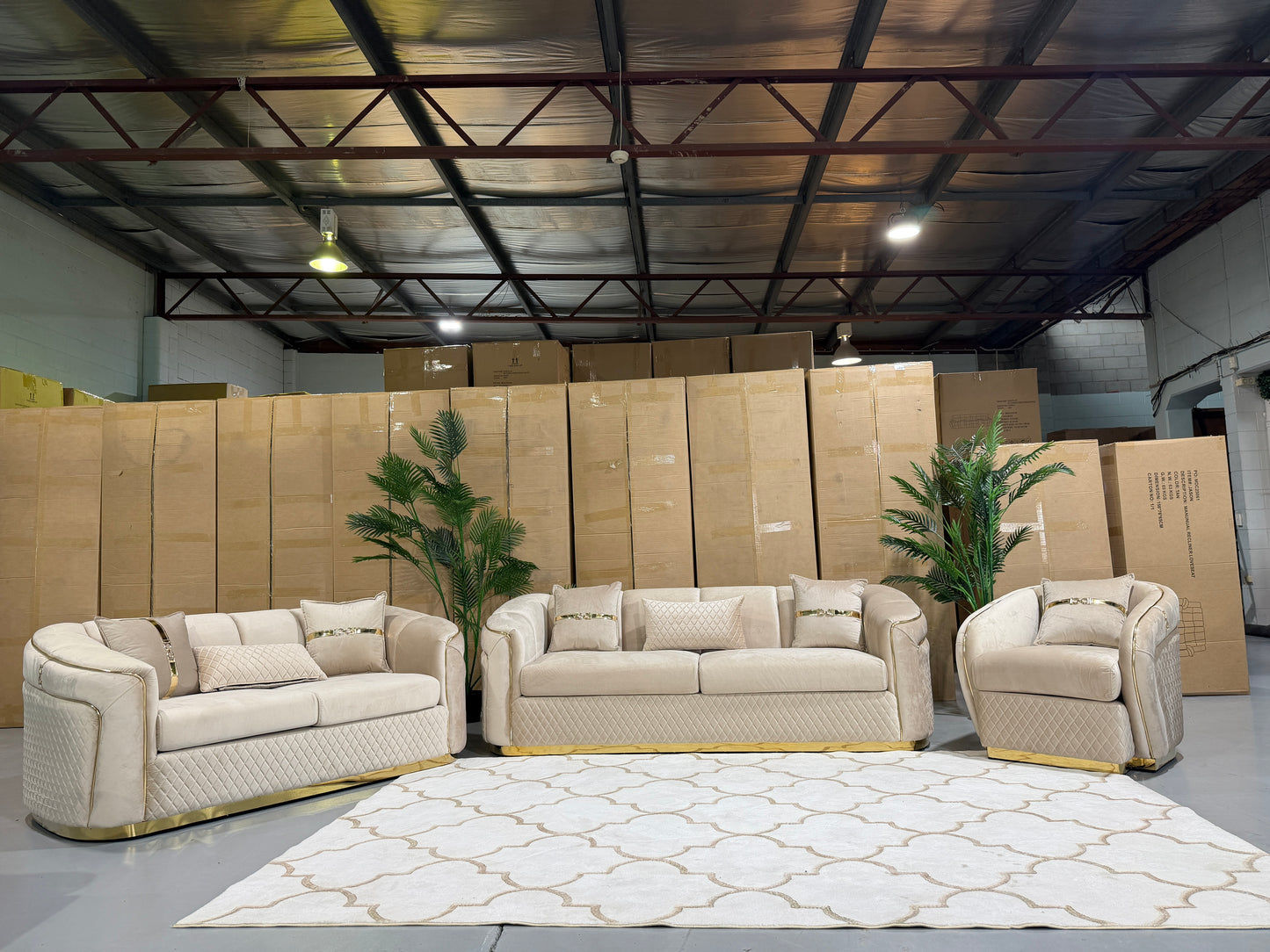 DIVINE 6 seater velvet lounge suite, view 15