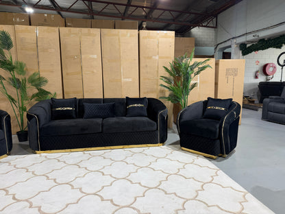 DIVINE 6 seater velvet lounge suite, view 23