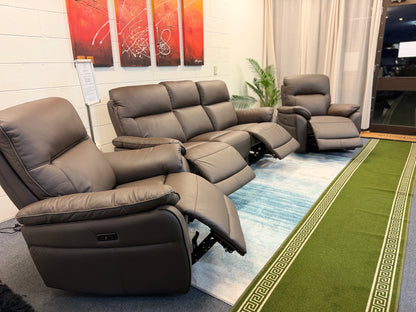 ASPECT leather recliner suite, Hype Living showroom Brisbane