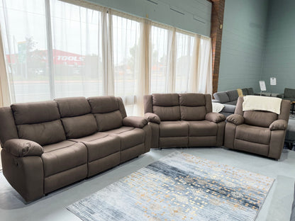 JASON 3+2+1 electric recliner suite, Tan