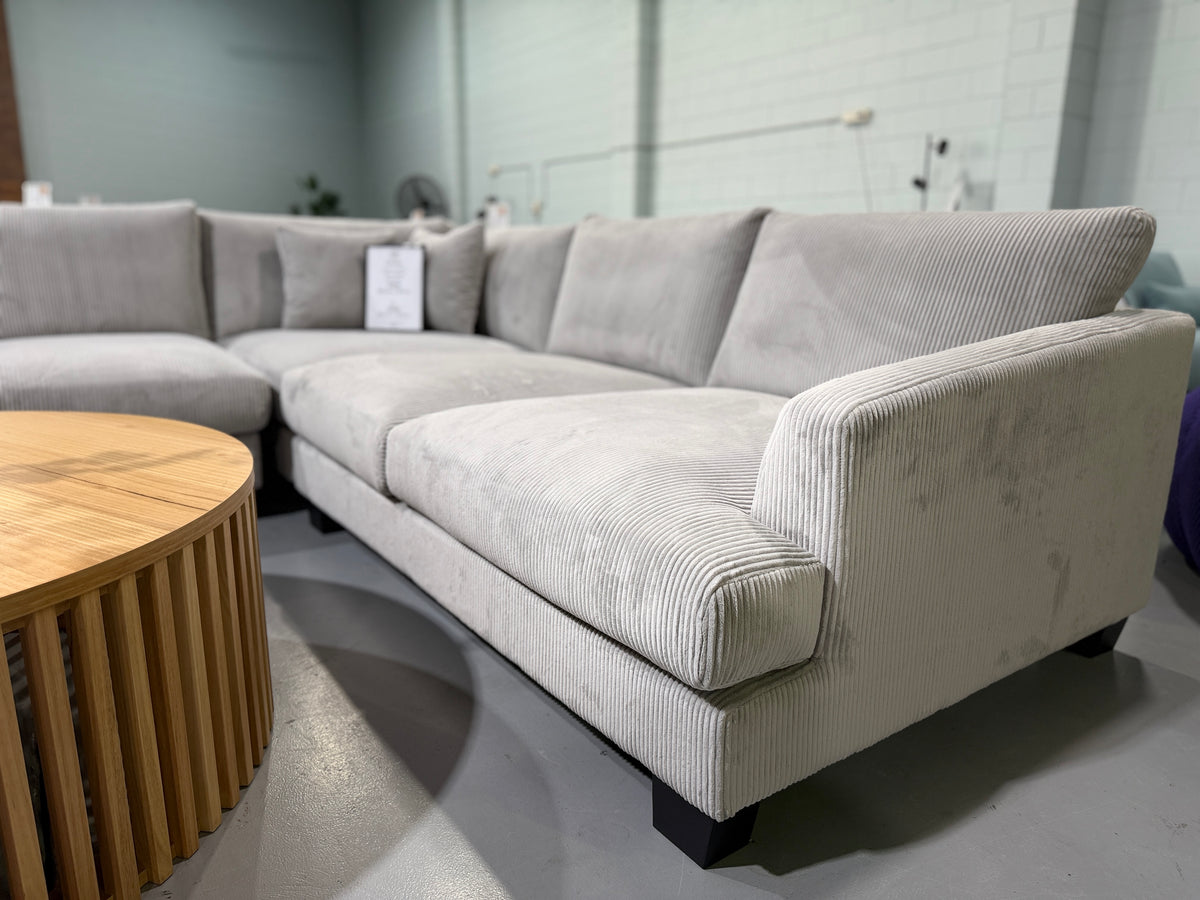 ORION modular corner sofa, loose back cushion detail